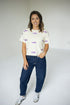 LSU Ritter Multi Color Heavyweight Crop Tee