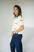 LSU Ritter Multi Color Heavyweight Crop Tee