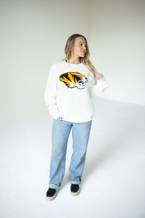Missouri Mascot Chenille Comfort Crewneck