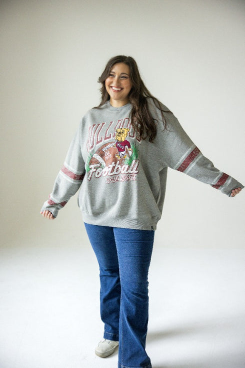 Mississippi State Langford Multimedia OS Fleece Crew