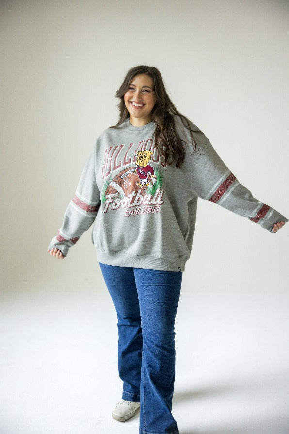 Mississippi State Langford Multimedia OS Fleece Crew