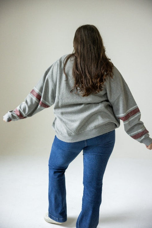 Mississippi State Langford Multimedia OS Fleece Crew