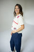 Nebraska All Over the Place Heavyweight Crop Tee
