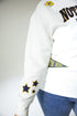 Notre Dame All Over Scatter Oversized Funnel Neck