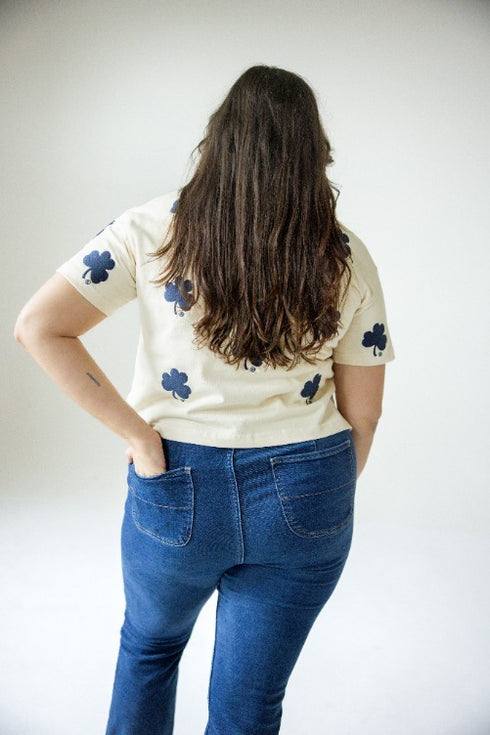 Notre Dame Ritter Multi Color Heavyweight Crop Tee