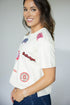 Ohio State All Over the Place Heavyweight Crop Tee
