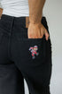 Ohio State Alpha Bling Denim Wide Leg Jeans