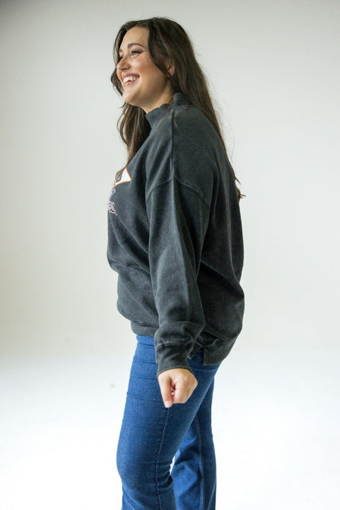 Oklahoma State Campus Charm Oversized Funnel Neck