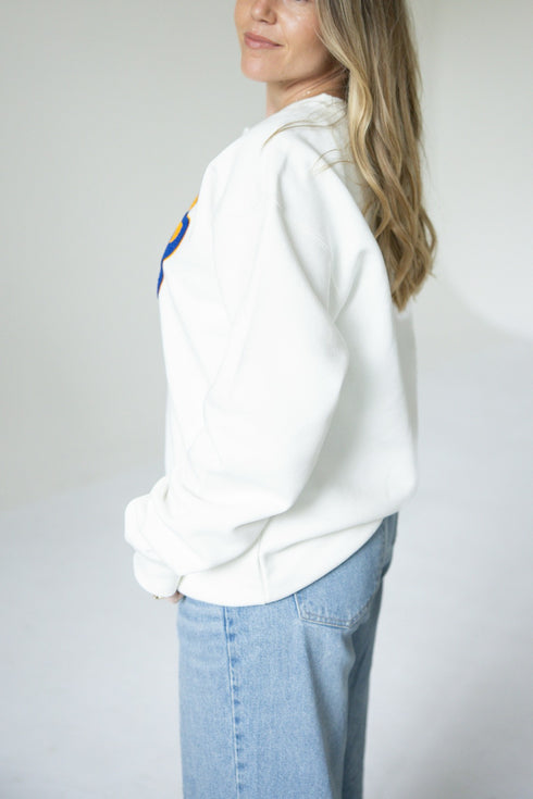 Pitt Mascot Chenille Comfort Crewneck