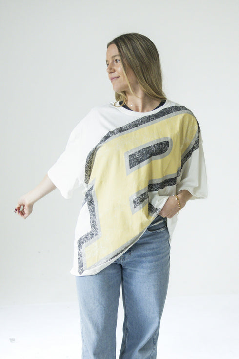 Purdue Lawson Logo Oversized Tee