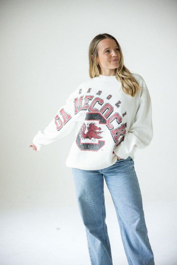 South Carolina Bryant Bend Lantern Sleeve Crew