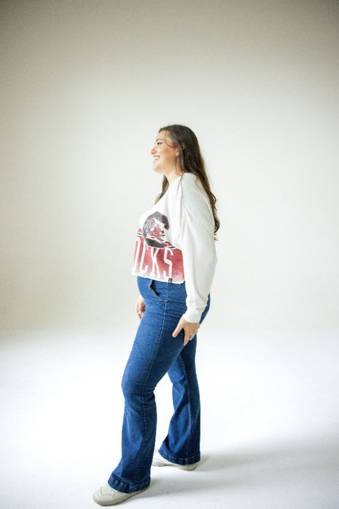 South Carolina Conway Crop Cropped Longsleeve