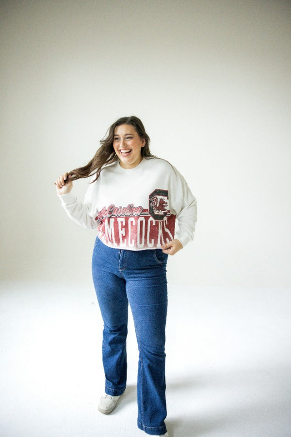 South Carolina Conway Crop Cropped Longsleeve