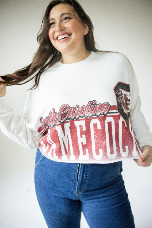 South Carolina Conway Crop Cropped Longsleeve