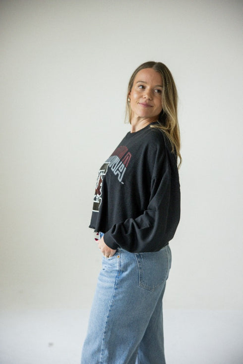 South Carolina Starlite Sequin Cropped Longsleeve