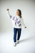 TCU Bryant Bend Lantern Sleeve Crew