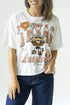 Texas Maddux Multimedia Semi-Cropped Oversized Band Tee