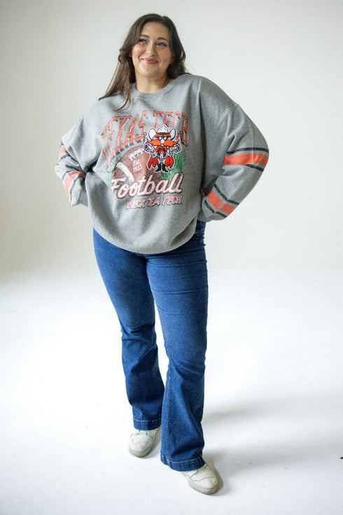 Texas Tech Langford Multimedia OS Fleece Crew