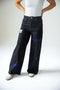 Kentucky Alpha Bling Denim Wide Leg Jeans