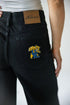 Kentucky Alpha Bling Denim Wide Leg Jeans