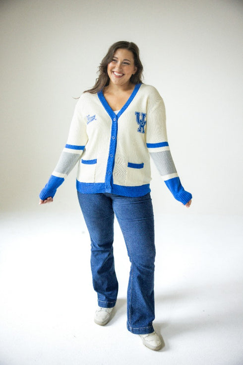 Kentucky Cassidy Button Up Sweater