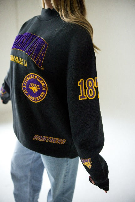 UNI All Over Scatter Oversized Funnel Neck