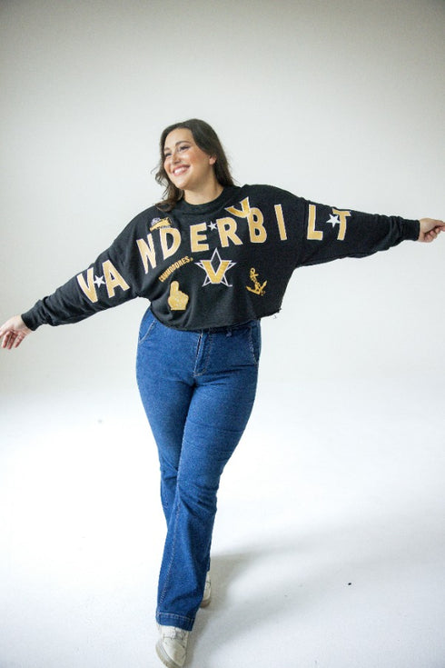 Vanderbilt Patched Up Cropped Longsleeve