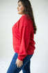 Wisconsin Perry Puff Lantern Sleeve Crew