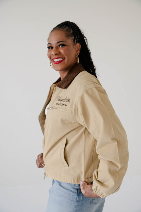 Michigan State The Dutton Canvas Twill Barn Jacket
