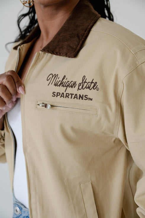 Michigan State The Dutton Canvas Twill Barn Jacket