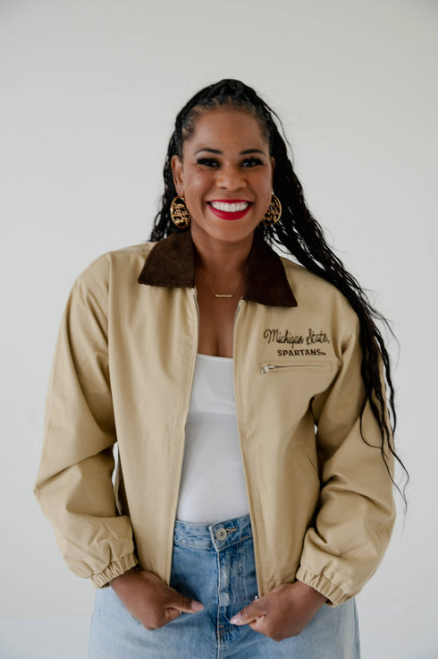 Michigan State The Dutton Canvas Twill Barn Jacket