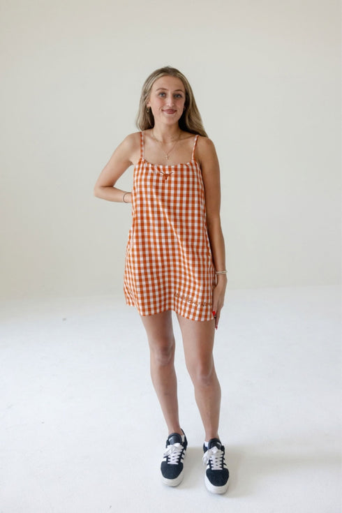 Texas Logo Pride Gingham Skort Dress