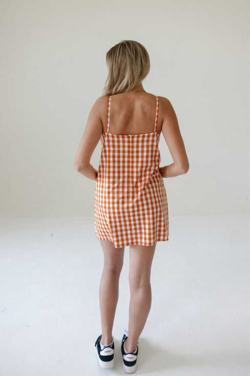 Texas Logo Pride Gingham Skort Dress