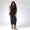 Kentucky Logo Patch Ribbed Maxi Dress