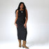 Kentucky Logo Patch Ribbed Maxi Dress