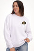 Colorado Suave Suede Lantern Sleeve Crew