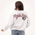 FSU Suave Suede Lantern Sleeve Crew