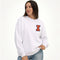 Illinois Suave Suede Lantern Sleeve Crew