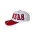 Arkansas Phipps Away Split Hat 5 Panel Canvas Baseball Hat