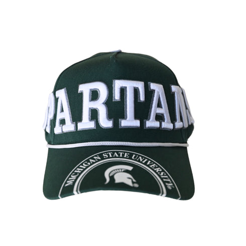 Michigan State Phipps Split Hat 5 Panel Canvas Baseball Hat
