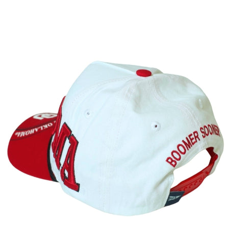 Oklahoma Phipps Away Split Hat 5 Panel Canvas Baseball Hat