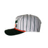 Miami Pinstripe Hat 5 Panel Canvas Baseball Hat