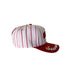 Oklahoma Pinstripe Hat 5 Panel Canvas Baseball Hat