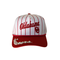 Oklahoma Pinstripe Hat 5 Panel Canvas Baseball Hat