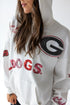 Georgia All Over the Place Sequin Oversized Pullover Hoodie