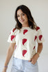 Iowa State Ritter Multi Color Heavyweight Crop Tee