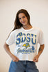 SD State Maddux Multimedia Semi-Cropped Oversized Band Tee