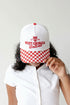 West Georgia Albon Checkered 5 Panel Canvas Baseball Hat