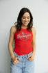 Ohio State Kelly Curve Full Length Ribbed Basic Tank