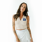 Duke Logo Patch Polo Crop Tank